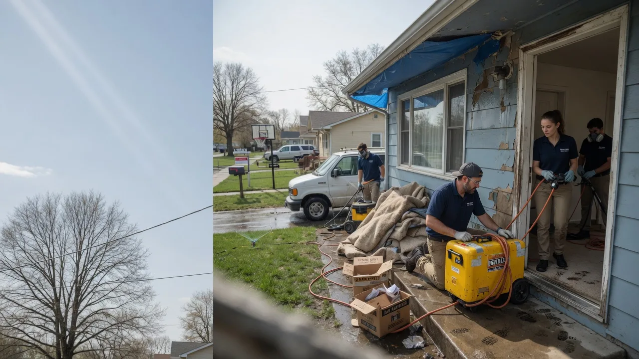 Basement Flood Cleanup in Granby, MA near me